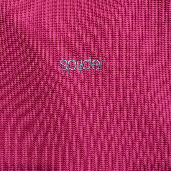 Spyder, pink quarter zip, women's small - Picture 3 of 8